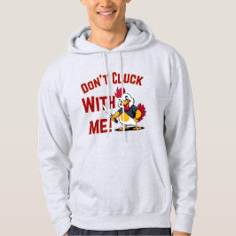Funny Chicken - Niet met mij klokken Hoodie