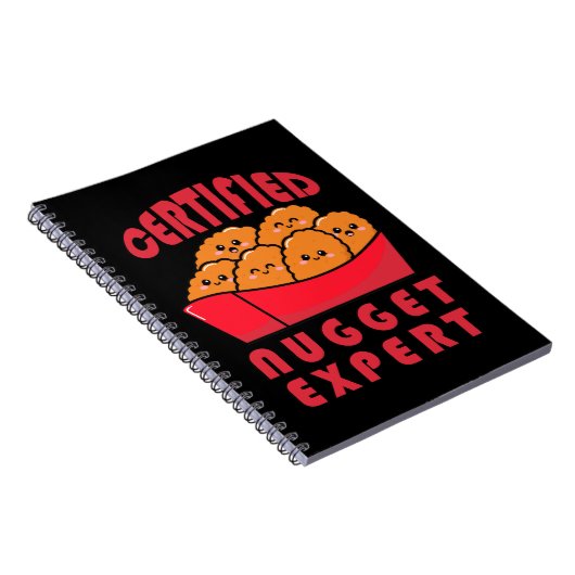 Funny Chicken Nugget Expert Nug Life Notitieboek (Rechterzijde)