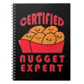Funny Chicken Nugget Expert Nug Life Notitieboek (Voorkant)
