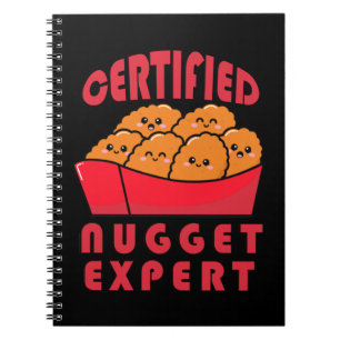 Funny Chicken Nugget Expert Nug Life Notitieboek