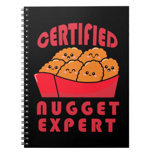 Funny Chicken Nugget Expert Nug Life Notitieboek (Voorkant)
