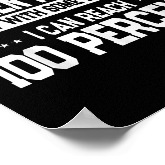 Funny Chicken Nugget Lover Quote New Years Resolut Poster (Hoek)