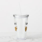 Funny Chicken Nuggets Acryl Drinkbeker (Links)