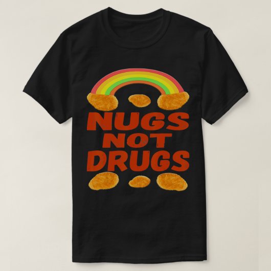Funny Chicken Nuggets Costume, Fast Food Pun, Nugs T-shirt (Design voorkant)
