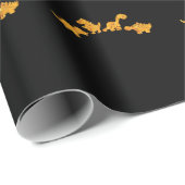 Funny Chicken Nuggets Dino Food Dinosaur Lover Cadeaupapier (Rol Hoek)