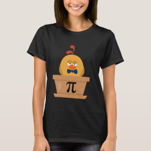 Funny Chicken Pot Pi Shirt Day Pie Wiskunde Lover