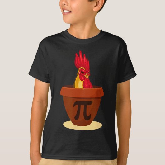 Funny Chicken Pot Pie - Chicken Pi Day 2019 Shirt (Voorkant)
