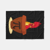 Funny Chicken Pot Pie - Chicken Pi Day 2019 Shirt Fleece Deken (Voorkant (Horizontaal))