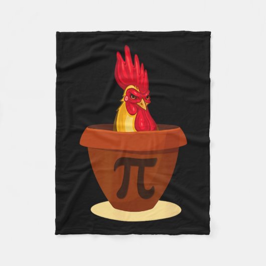 Funny Chicken Pot Pie - Chicken Pi Day 2019 Shirt Fleece Deken (Voorkant)