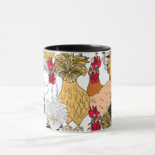 Funny Chicken Pun | Humor "Chicken Quote Morning" Mok (Midden)