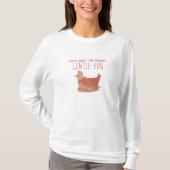 Funny Chicken Pun Kerstmis T-Shirt (Voorkant)