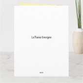 Funny Chicken Purple Mother's Day Card Kaart (Achterkant)