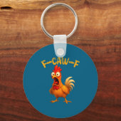 Funny Chicken Quote Rooster Animal Meme Humor Sayi Sleutelhanger (Voorkant)