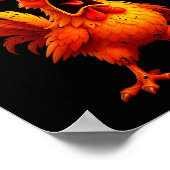 Funny Chicken Quote Rooster Humor Saying Men Women Poster (Hoek)