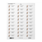 Funny Chicken Return Address Label (Full Sheet)