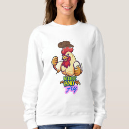 Funny Chicken Rise and Fly” T-Shirt