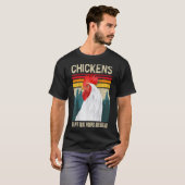 funny chicken shirts Chickens The Pet That Poops (Voorkant volledig)