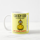 Funny Chicken Soup Mug Koffiemok (Links)