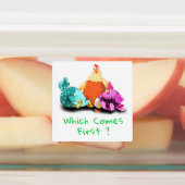 Funny Chicken Stickers - Aangepaste tekst (Aangebracht)