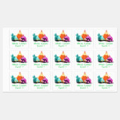 Funny Chicken Stickers - Aangepaste tekst (Vel)