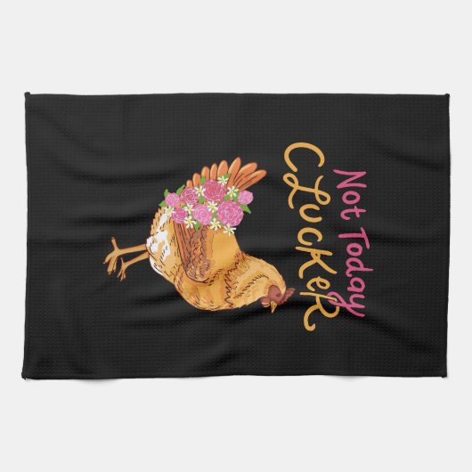 Funny Chicken Theedoek (Horizontaal)