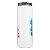 Funny Chicken Thermal Tumbler - Aangepaste tekst Thermosbeker (Achterkant)