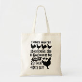 Funny Chicken Tote Bag (Voorkant)