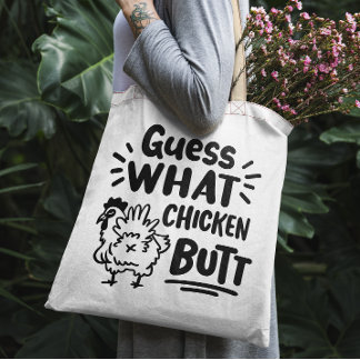 Funny Chicken Tote Bag