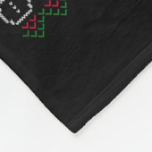 Funny Chicken Ugly Christmas Sweater Holiday Desig Fleece Deken (Hoek)