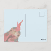 Funny Chicken Upside Briefkaart (Achterkant)