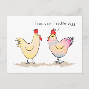 Funny Chicken was een Briefkaart voor de Easter Eg
