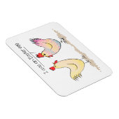 Funny Chicken was een paaseier Magnet Magneet (Rechterzijde)