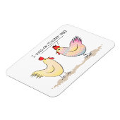 Funny Chicken was een paaseier Magnet Magneet (Linkerzijde)