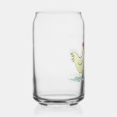 Funny Chicken was een paaseieren Blikvorm Glas (Rechts)