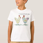 Funny Chicken was een paaseieren T-shirt (Voorkant)