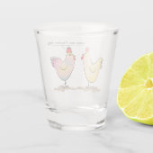 Funny Chicken was een paaseiheet glas (Achterkant)