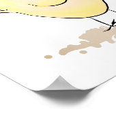 Funny Chicken was een Poster voor paaseieren (Hoek)