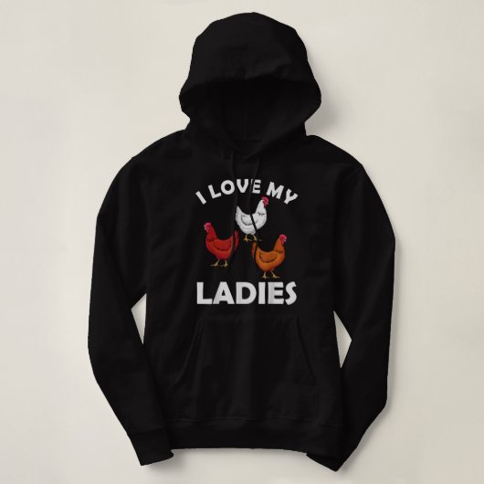 Funny Chicken Whisperer Chic voor mannen Hoodie (Design voorkant)