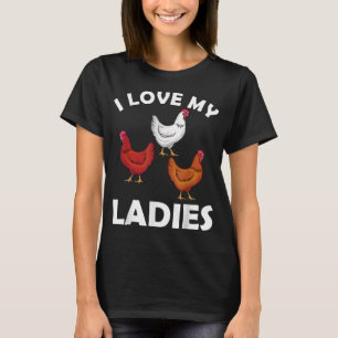 Funny Chicken Whisperer Chic voor mannen T-shirt