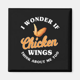 Funny Chicken Wings Gezegde Hot Wing Fast Food Magneet