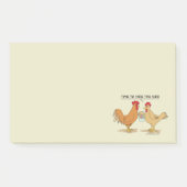 Funny Chickens Easter Egg Hunt Cartoon Post-it® Notes (Voorkant)