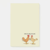 Funny Chickens Easter Egg Hunt Cartoon Post-it® Notes (Voorkant)