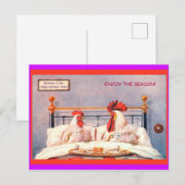Funny Chickens Holiday Briefkaarten  exemplaar 191 (Voorkant / Achterkant)