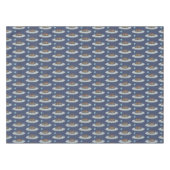 Funny chickens in space cartoon illustratie tafelkleed (Voorkant (Horizontaal))