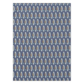 Funny chickens in space cartoon illustratie tafelkleed (Voorkant)