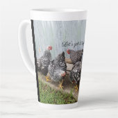 Funny Chickens Latte Mok (Linkerhoek)