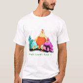 Funny Chickens wachtend op eieren naar Hatch - Jou T-shirt (Voorkant)