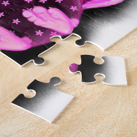 Funny Chickens wachtende eieren op kraag - vun tek Legpuzzel (Zijkant)