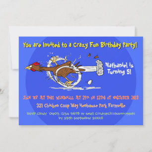 Funny Chicyverjaardaguitnodiging Kaart