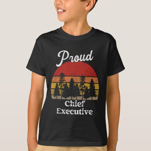 Funny Chief Executive Shirten Job Title Profession T-shirt (Voorkant)